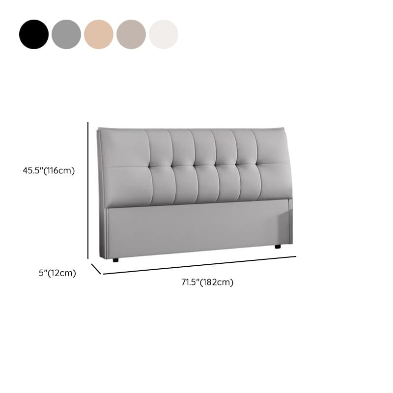Modish No Distressing Button-tufted Panel Headboard in Rectangle Shape for King/Queen/Full Bed with Sponge Upholstery Fill and Standard Height thumbnail 12