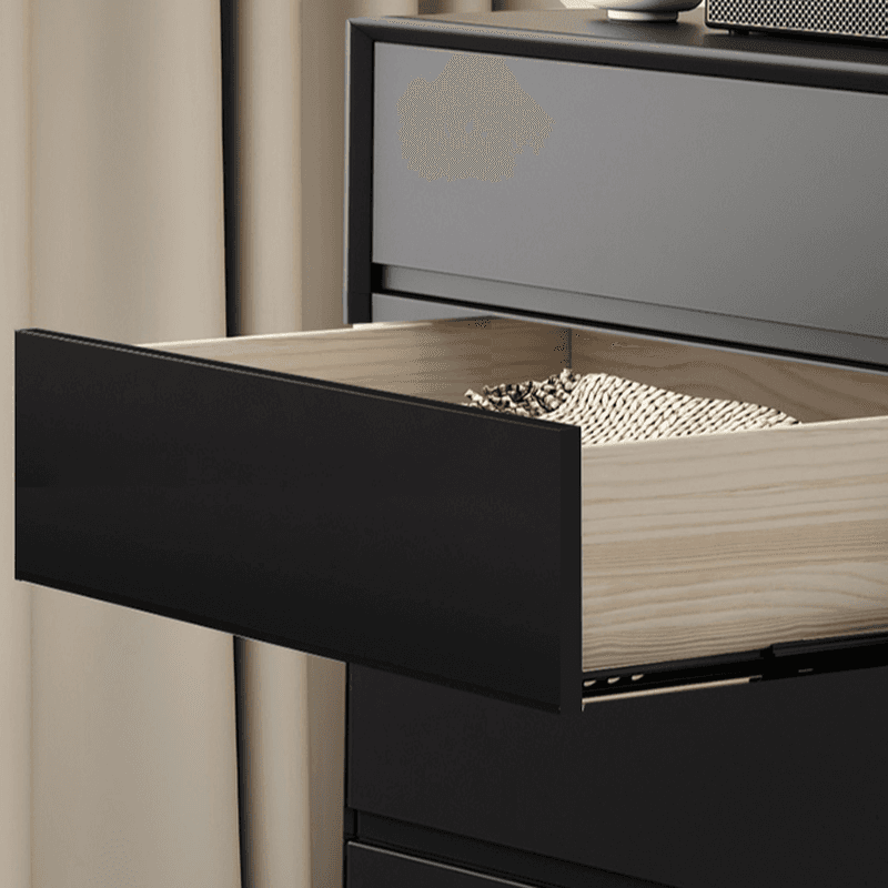 Modish Pine Wood Semainier with 5/4/3 Drawers in Vertical Orientation thumbnail 4