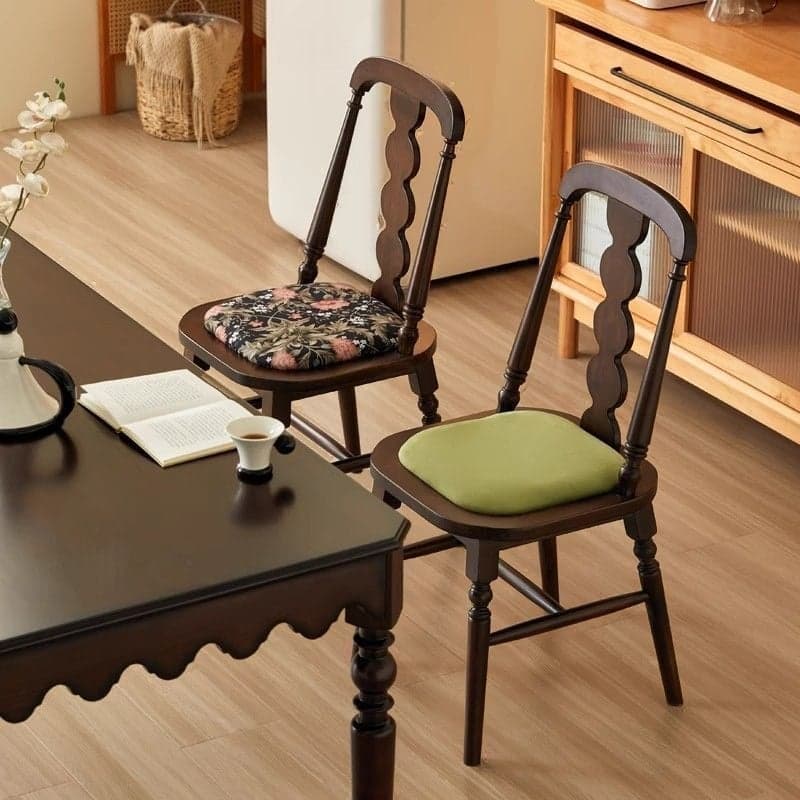 Drawing Room Framed Side Chair with Slat Back thumbnail 7