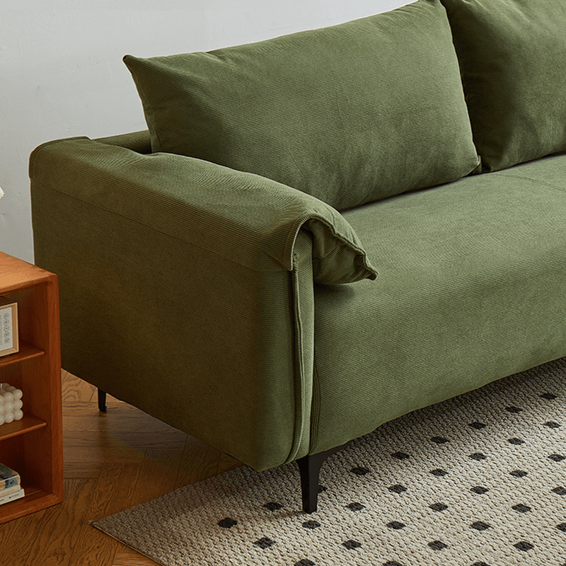 Modish Standard Sofa in Coal/Dove Grey/Off-White with 1 Pillow thumbnail 8