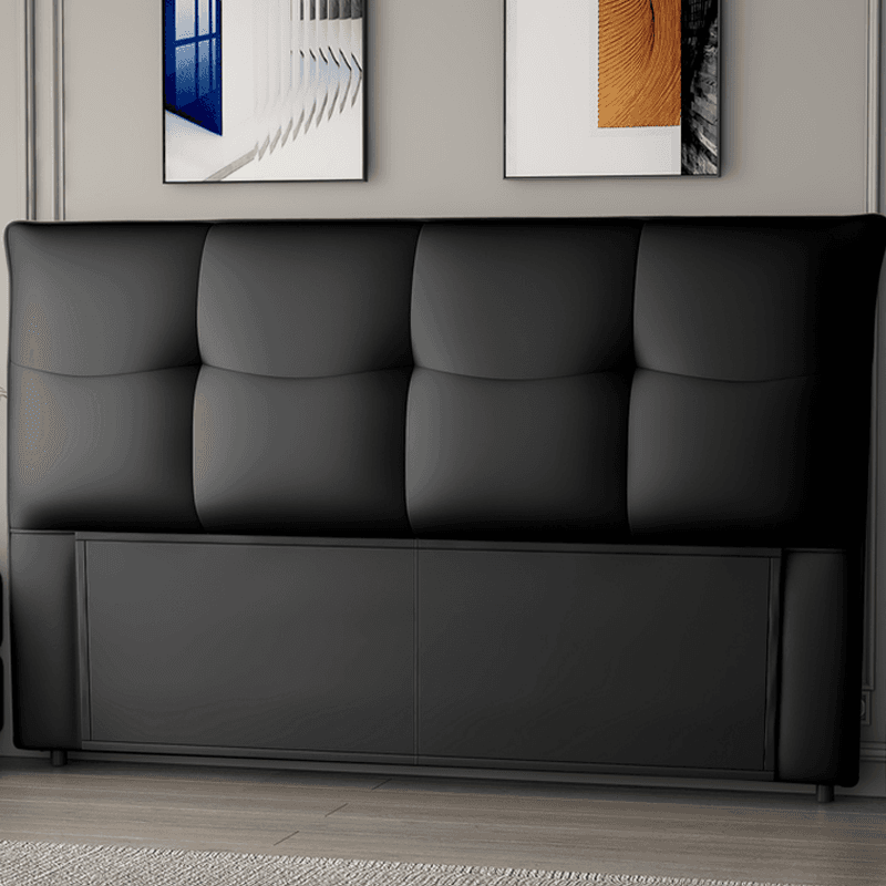 Elegant Pine Wood Full Bed with Tufted Panel Headboard, Rectangle Shape, Sponge Fill, and Standard Height Legs Included thumbnail 9