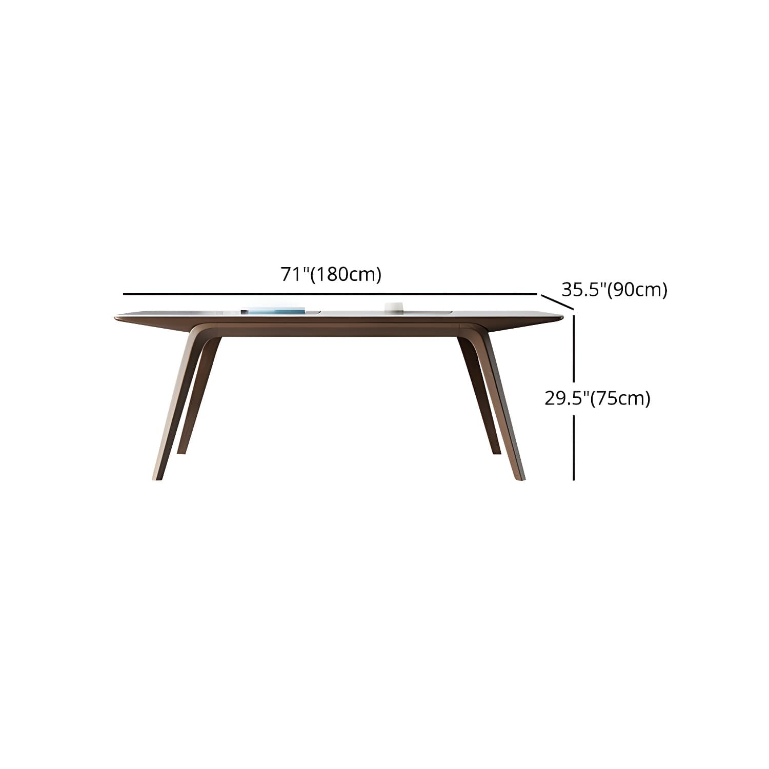 Designer Style Sintered Stone Top Dining Set Rectangle 1/3/4/5/7 Pieces Dining Table Set thumbnail 18