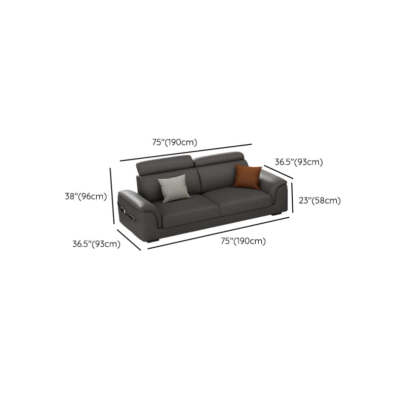L-Shape/Straight Left/Horizontal Sofa Recliner/Sofa Couch with Pine Wood Frame thumbnail 16