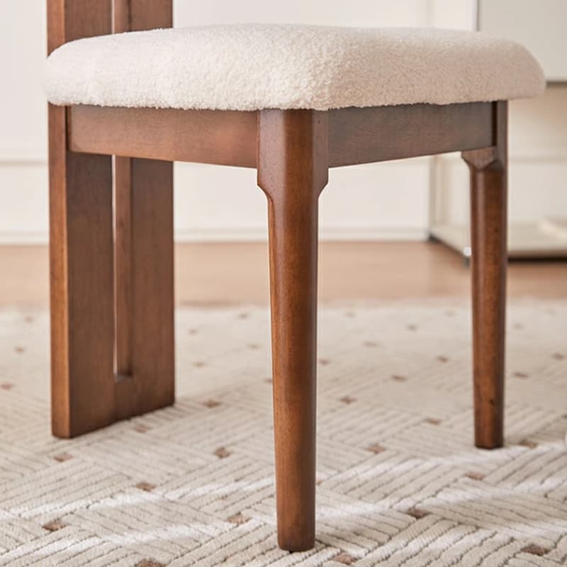 Stable Slat Back Upholstered/Faux Leather/Velour Armless Chair with Wood Legs in a Minimalist Style thumbnail 13