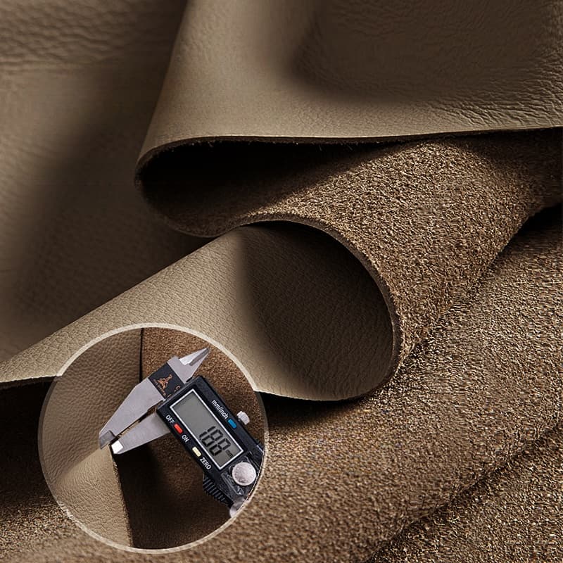Elegant Light Brown Leather Standard Sofa/Single Sofa/Loveseat with Armrest and 3 Pillows thumbnail 3
