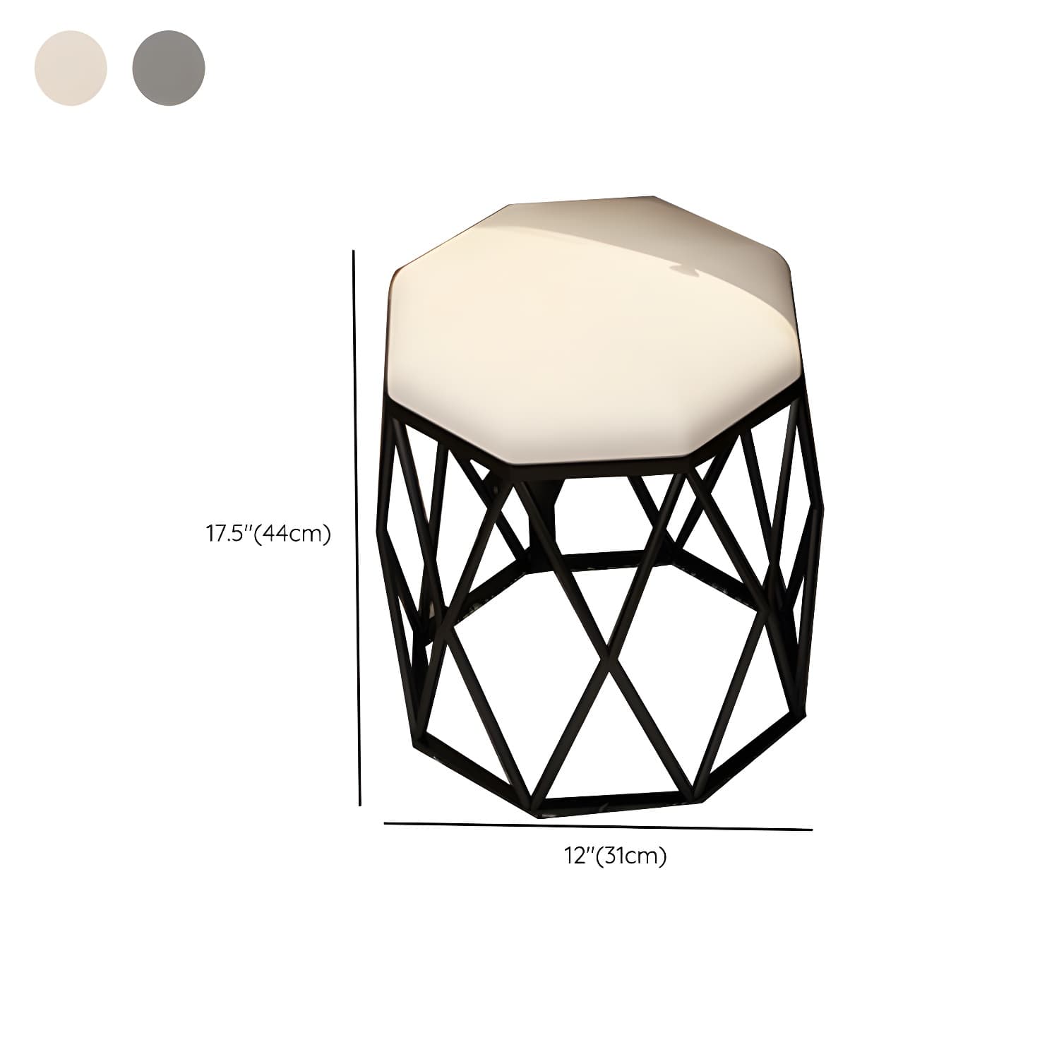 Contemporary Bedroom Makeup Vanity Desk Glass Vanity Dressing Table with Stool thumbnail 18