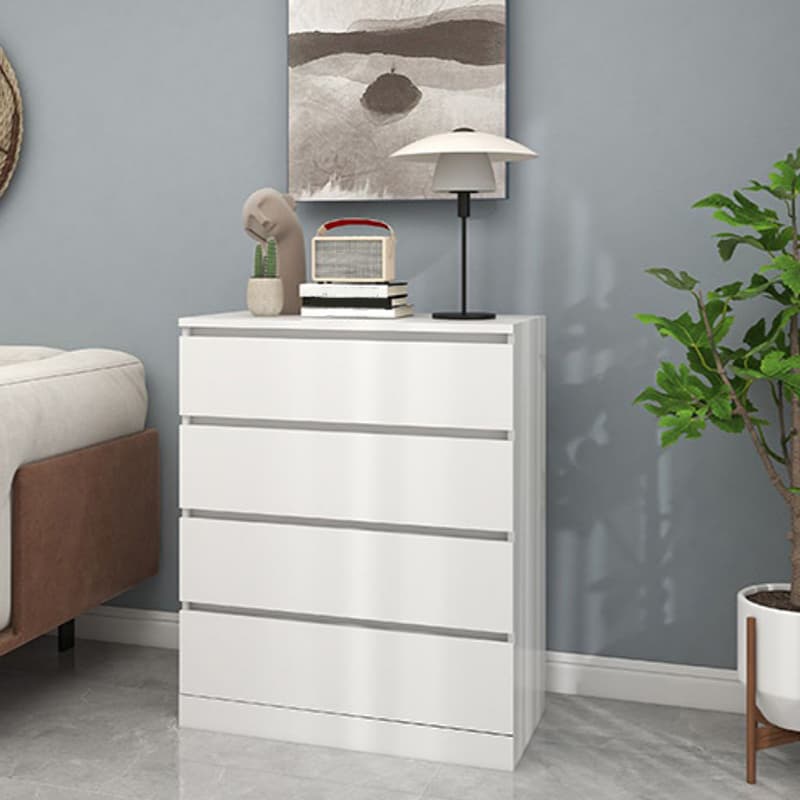 Contemporary Narrow Wood Dresser with Drawers for Living Room thumbnail 8