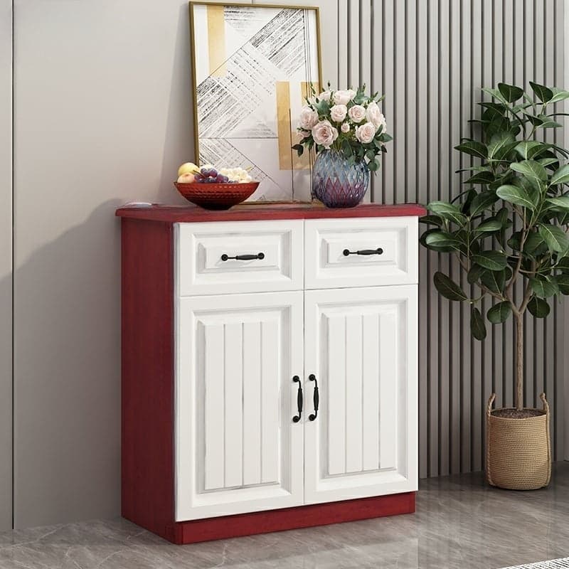 White Buffets & Sideboards with Cabinets and Drawers for Dining Room - image 4