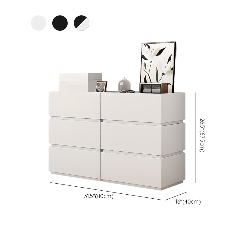 Trendy Rectangle Utility Cabinet with Manufactured Wood Countertop, Ink/White Top, and Soft Close Drawer thumbnail 13