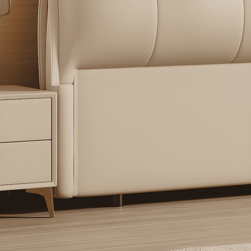 Simplistic Panel Headboard with No Distressing, Piled Tufted Rectangular Design for King/Queen/Full Bed, Sponge Upholstery Fill, Standard Height thumbnail 15