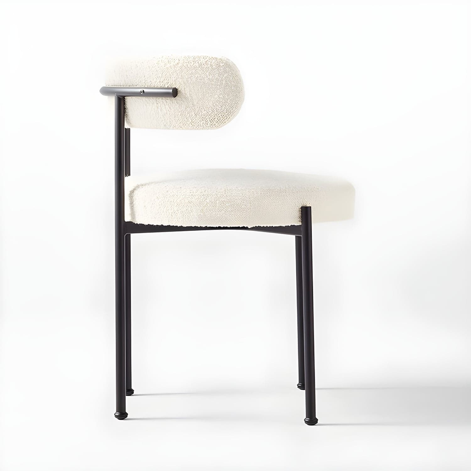 Modern Style Upholstered Side Chair Open Back Dining Chair for Dining Room thumbnail 8