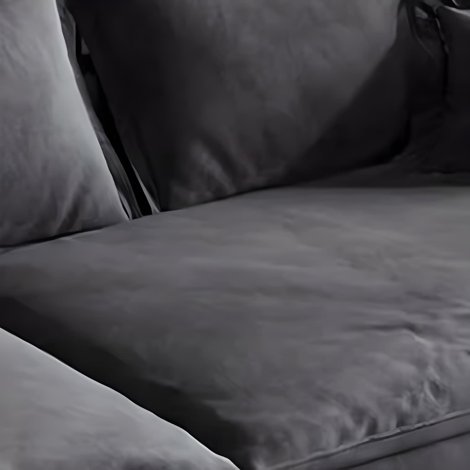 Grey Mid-Century Modern Sofa with Wood Frame and Tech Cloth Upholstery thumbnail 6