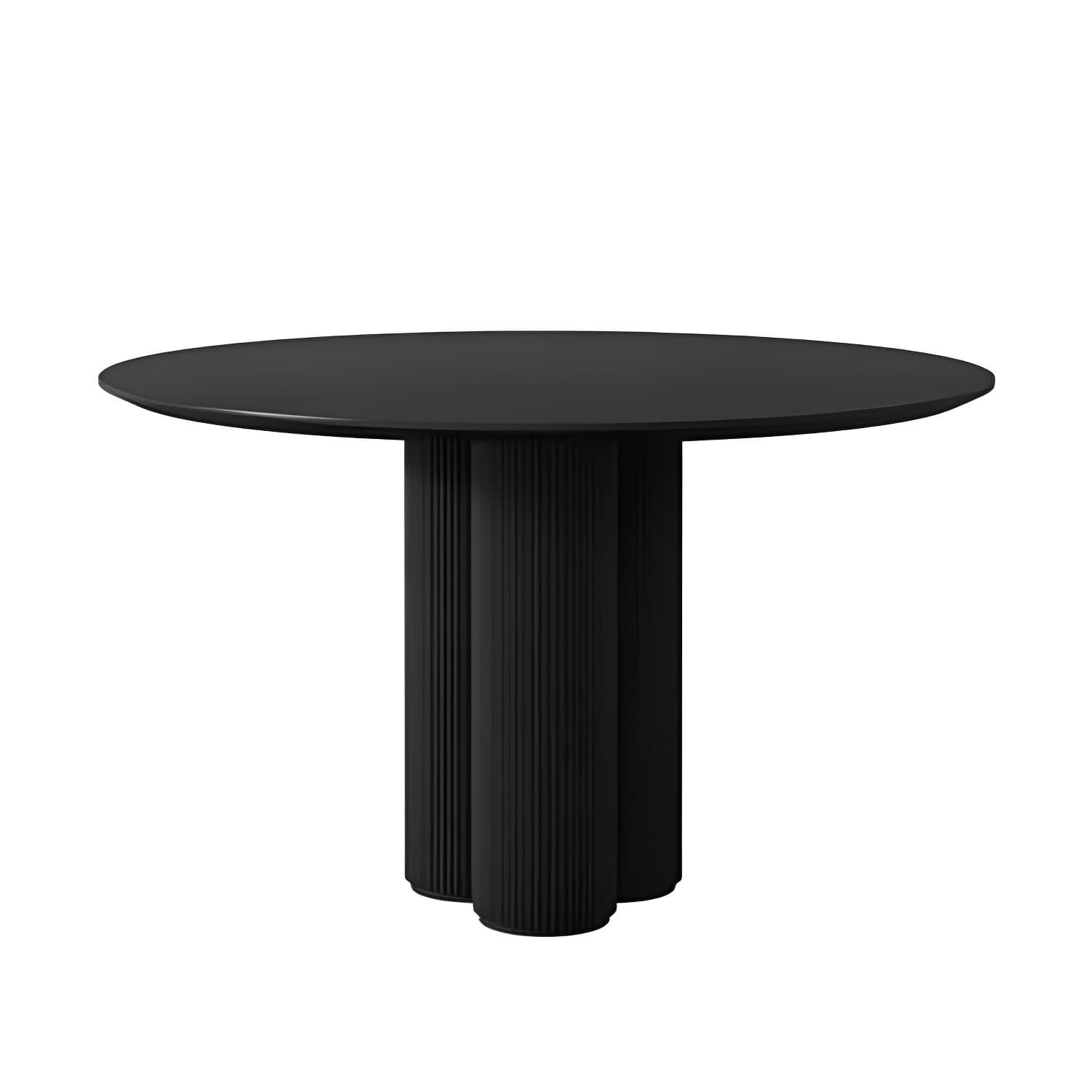 Modern Casual Dining Table Round Top Dinner Table Kitchen Home thumbnail 7