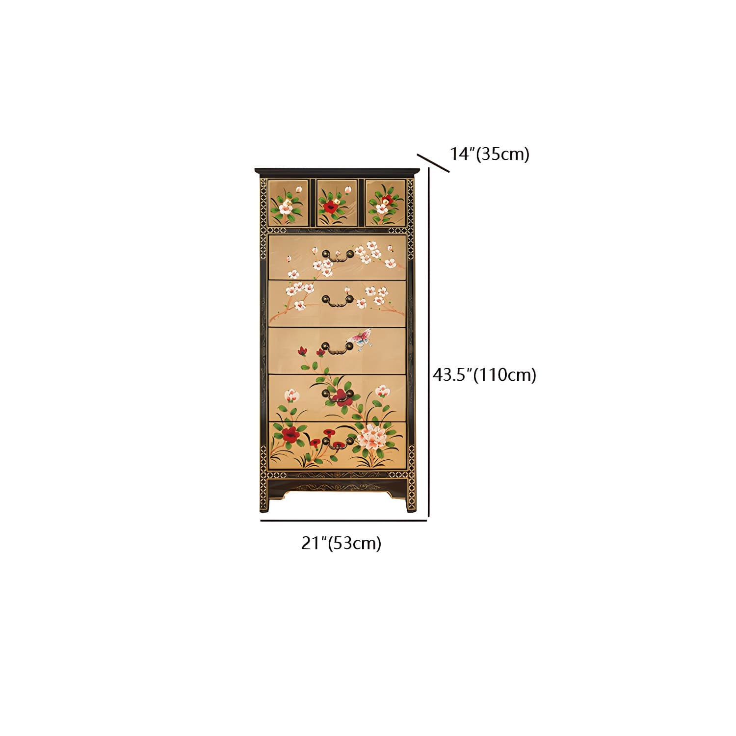 Classic Glam Dresser Solid Wood Storage Chest Dresser with 5/6/7/8/9 Drawers thumbnail 21
