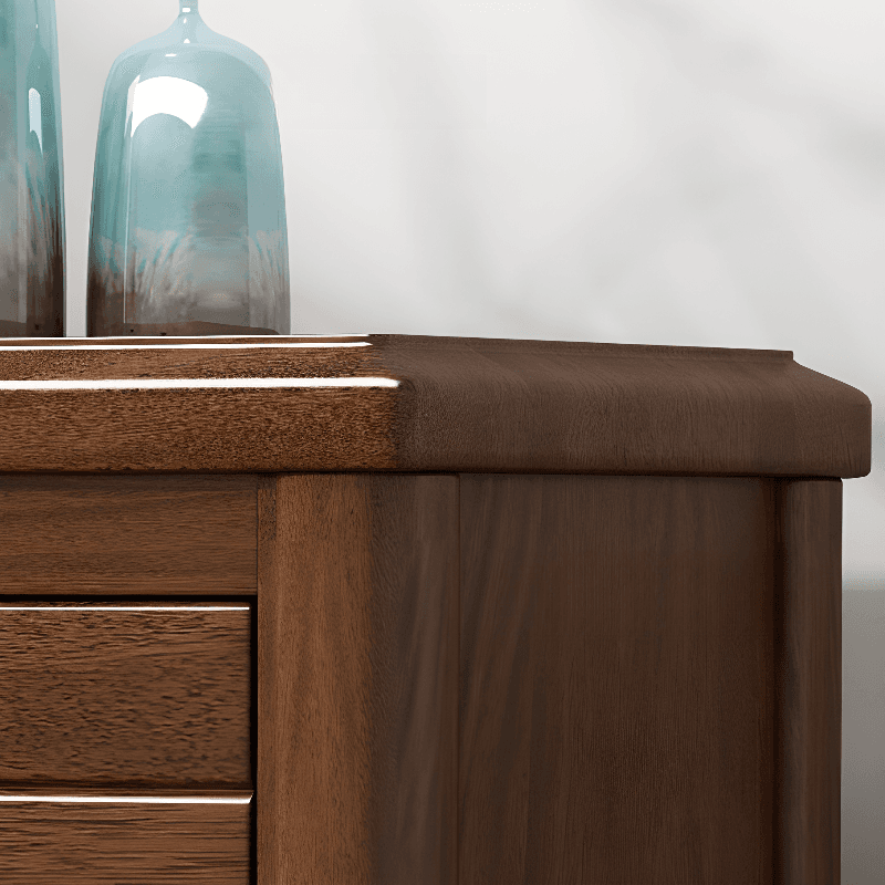 Trendy Walnut Wood Lingerie Chest/Double Dresser with 5/4/6 Drawers in Vertical/Horizontal Orientation thumbnail 10