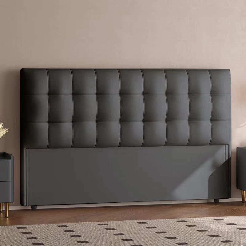 Trendy Panel Headboard with No Distressing, Piled Tufted Rectangle Design for King/Queen/Full Bed, Featuring Sponge Upholstery and Standard Height thumbnail 3