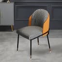 Color Orange Houndstooth
