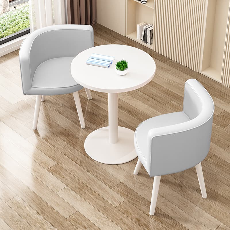Modern Simple Style Recycled Wood Dining Table Set for 2 thumbnail 3