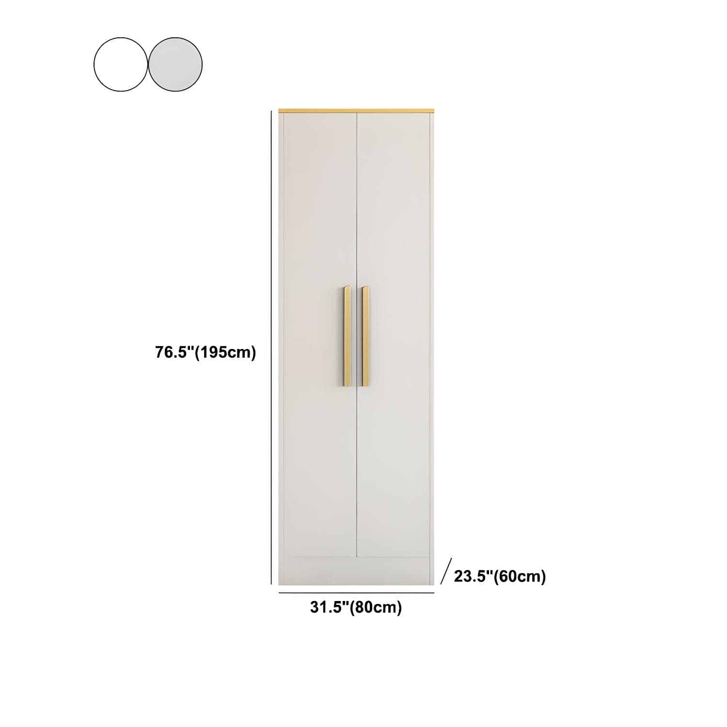 Contemporary Style Wardrobe Wooden Wardrobe Closet with Drawer thumbnail 18