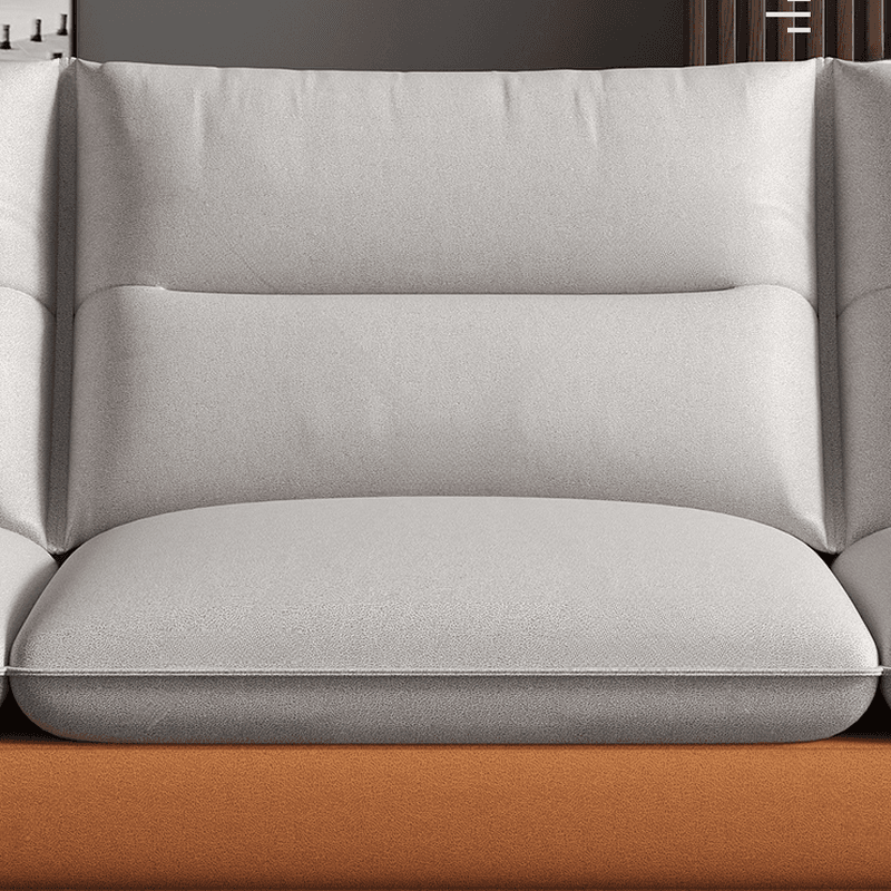 Tech ClothUpholstered Sofa Couch/Single Sofa in Chalk for Parlor with Flared Arm in a Modern Style thumbnail 6