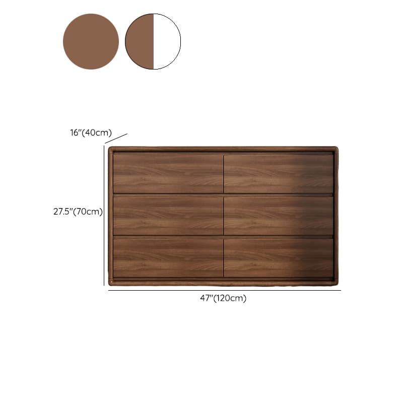 15.7'' Width 4-Drawer Modern Wood Dresser without Handles or Accents Needing Full Assembly - image 12