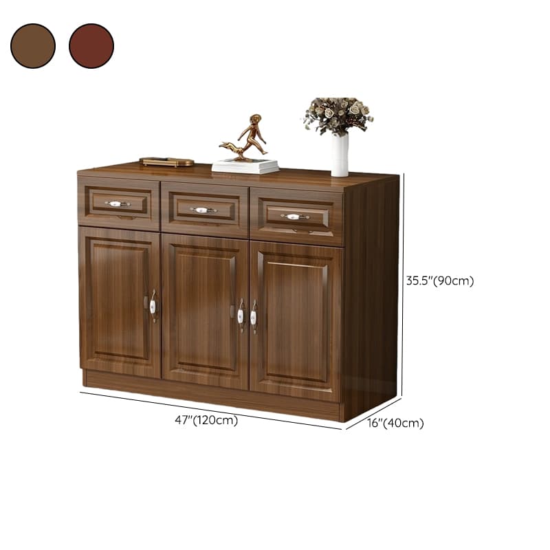 Modern Wood Cabinets Buffets & Sideboards 31.5 inches Width Non-Adjustable Drawers Included thumbnail 14