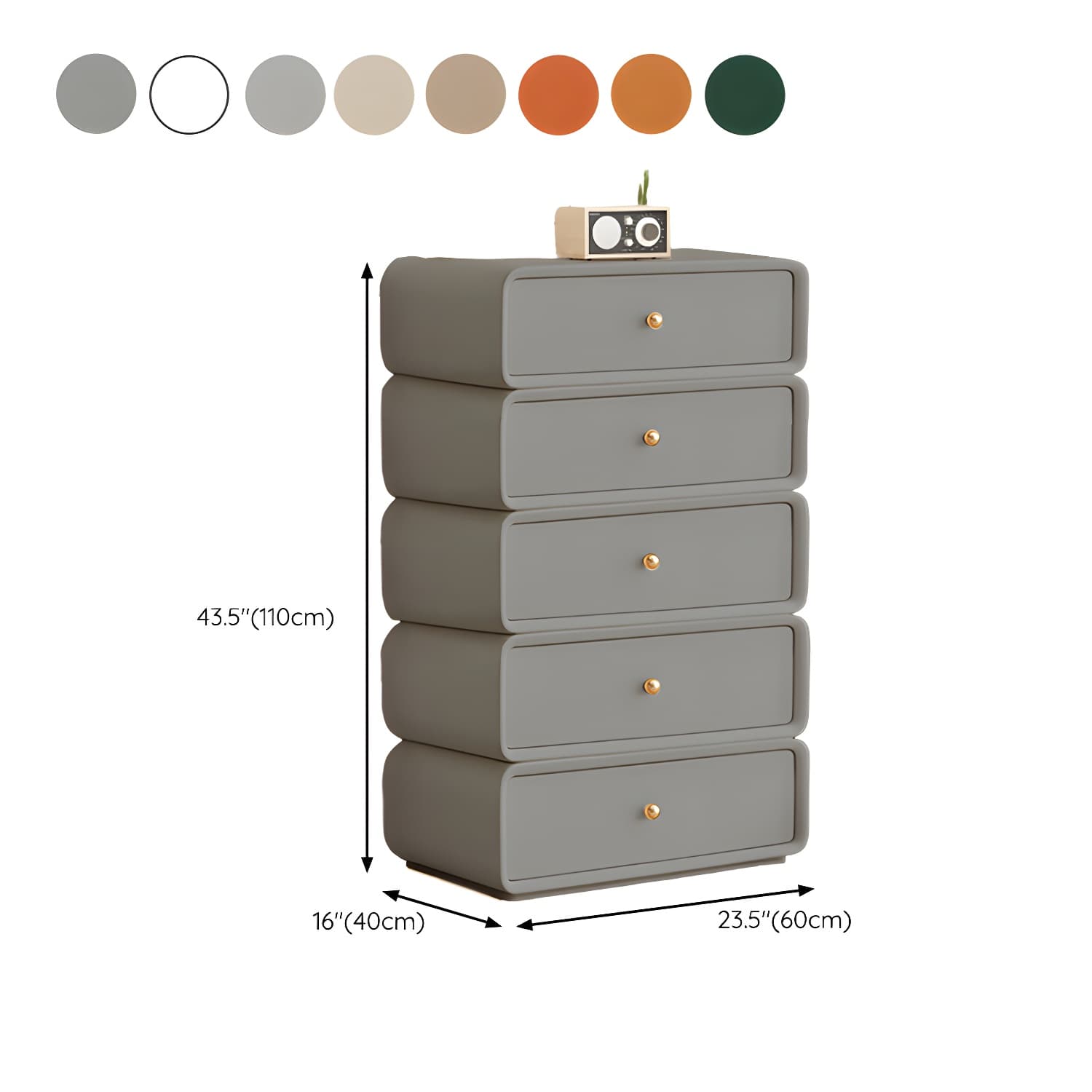 Modern Light Wood Dressers with Solid Wood Construction and Soft-Close Drawers thumbnail 19