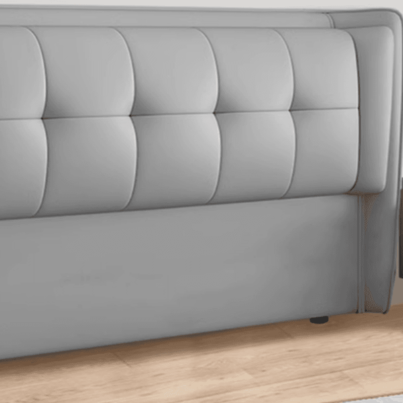 Standard（36-55“） Free-standing Standard Rectangular Full(54"W x 75"L) Stitch-tufted Wingback Headboard with Timber Frame and Sponge Filing thumbnail 13