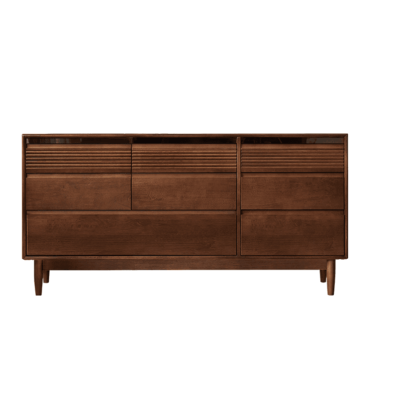 Minimalist Cube Double Dresser in Natural Wood thumbnail 20