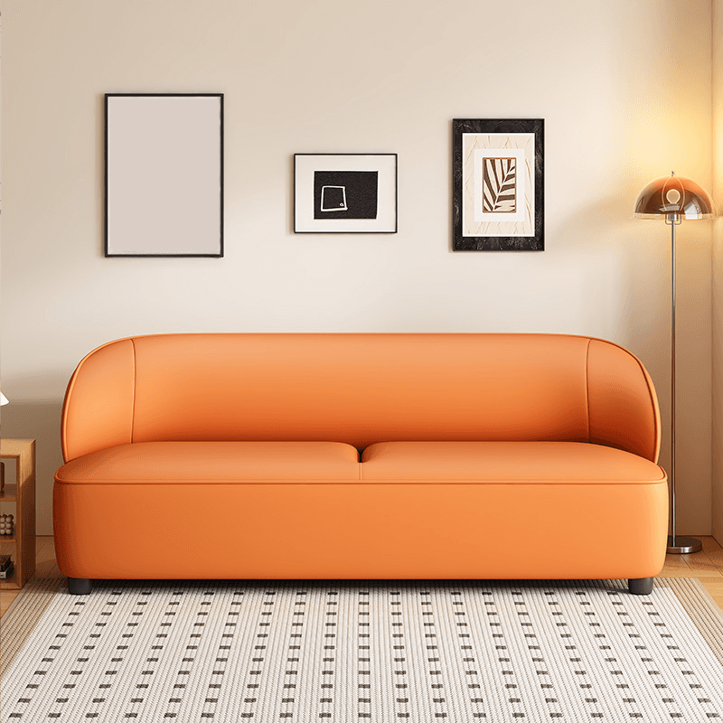 Modish Solid Color Scratch-durable Standard Sofa in Rose/Light Green/Tangerine Color for 2/4 Person/for 3 thumbnail 19