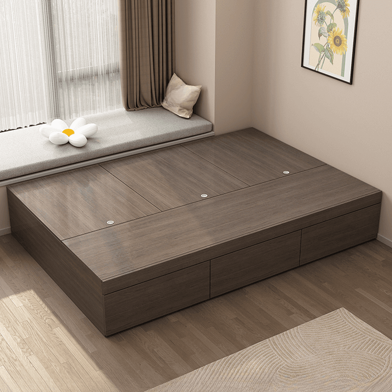 Modern Tatami Bed with 3 Storage Boxes thumbnail 1