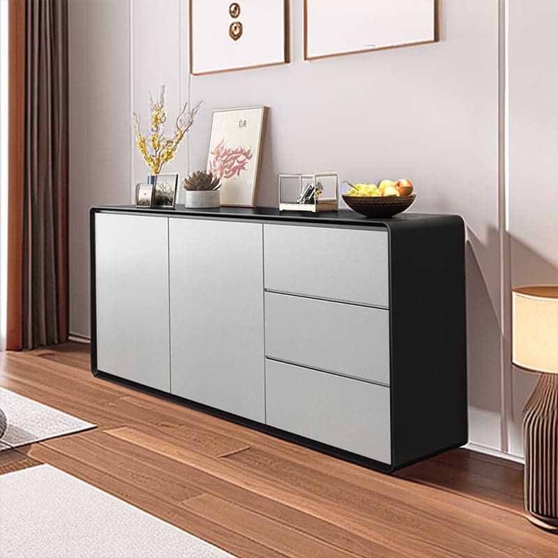 Self-supporting Flooring Counterboard Sideboard with Five Internal Shelves & Culinary Equipment Storage Galley thumbnail 3
