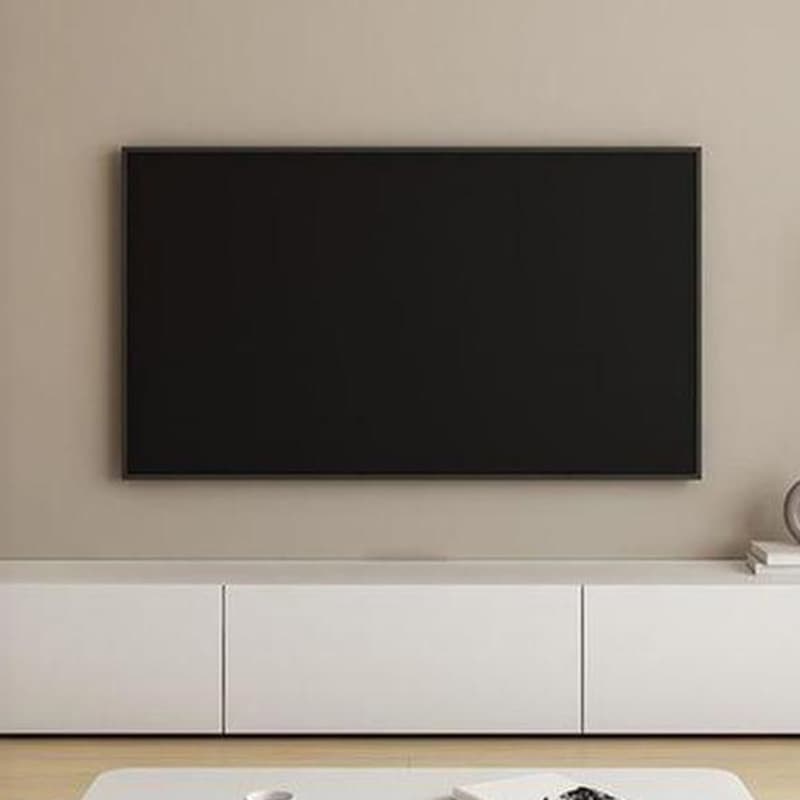 Modern White Long Over 67 inches TV Stand Featuring Without Legs Design and Self-Close Drawer Glides thumbnail 10
