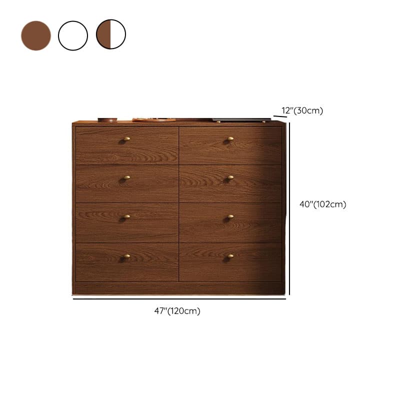 Simple Reclaimed Wood Double Dresser/Bachelor Chest with 8/6/4 Drawers in Horizontal/Vertical Orientation thumbnail 18