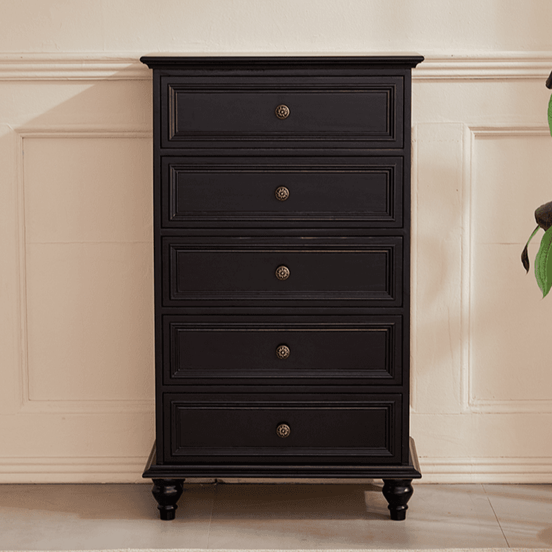 Casual Raw Wood Console Dresser/Semainier with 5/7/9 Drawers in Horizontal/Vertical Orientation thumbnail 6