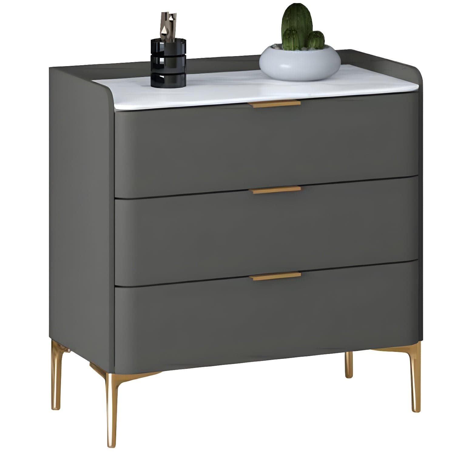 Modern Pine Wood Dresser with Drawers and Soft Close Glides in Narrow Design thumbnail 5