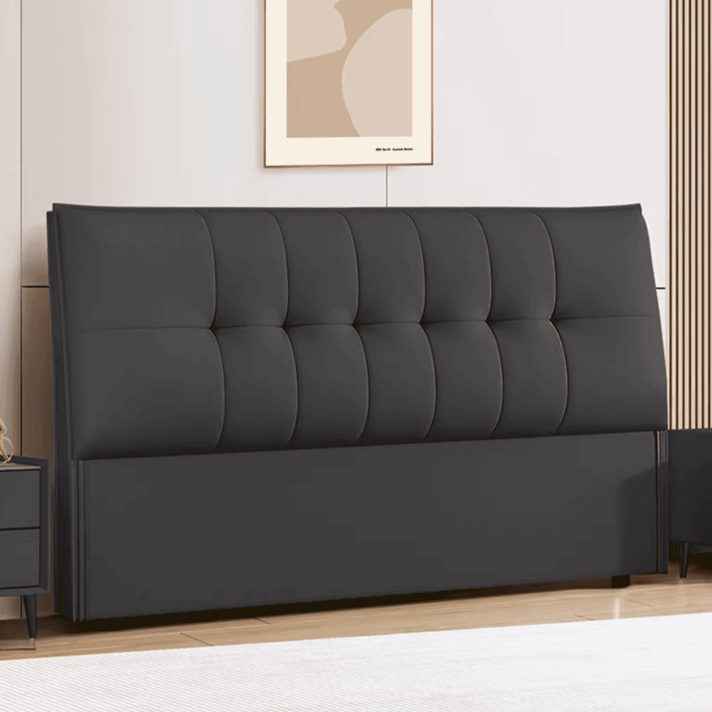 Modish No Distressing Button-tufted Panel Headboard in Rectangle Shape for King/Queen/Full Bed with Sponge Upholstery Fill and Standard Height thumbnail 2