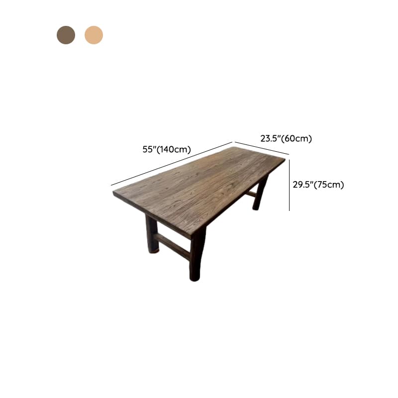 Classic Cocoa Rectangular Timber Dining Table, Standard Height, Fixed Mechanism, Seats 8/4/6 thumbnail 10
