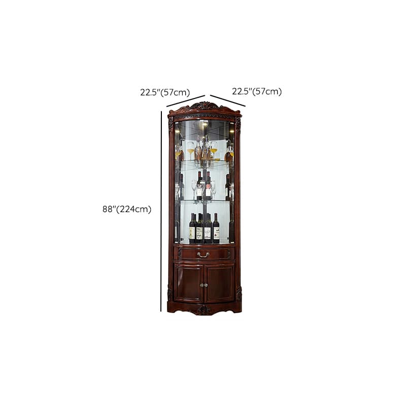 Vintage Detached Accent Cabinet with LED Lighting thumbnail 6