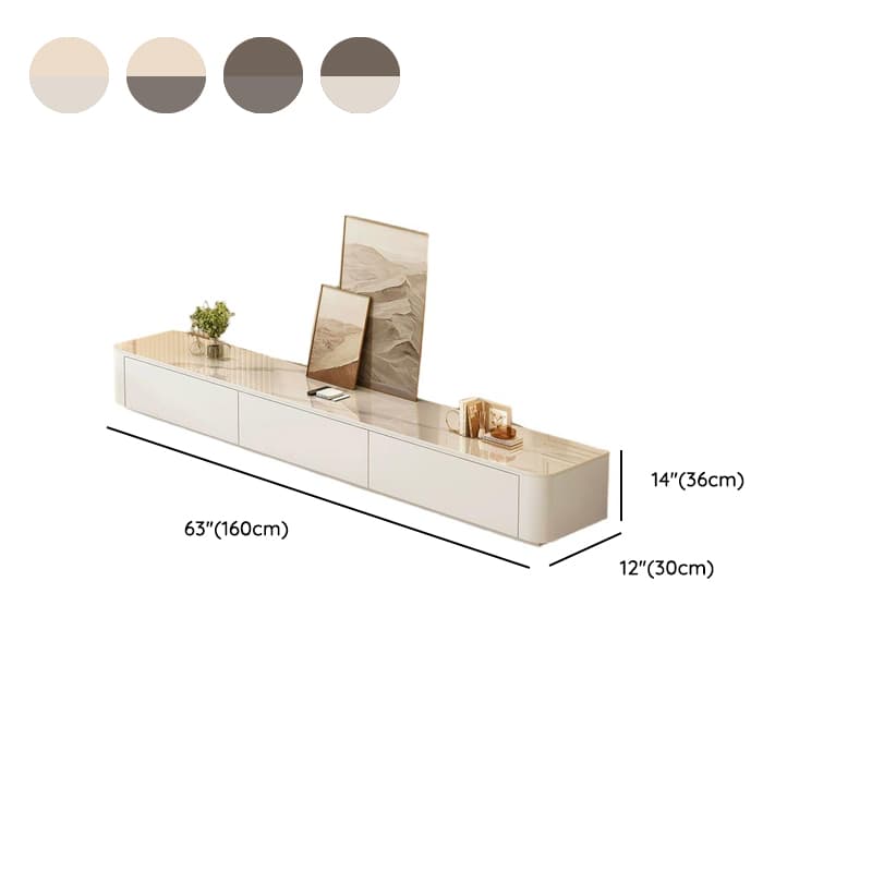 Modern Simple Style Glass TV Stand with 4-Drawer/3 Drawers thumbnail 11
