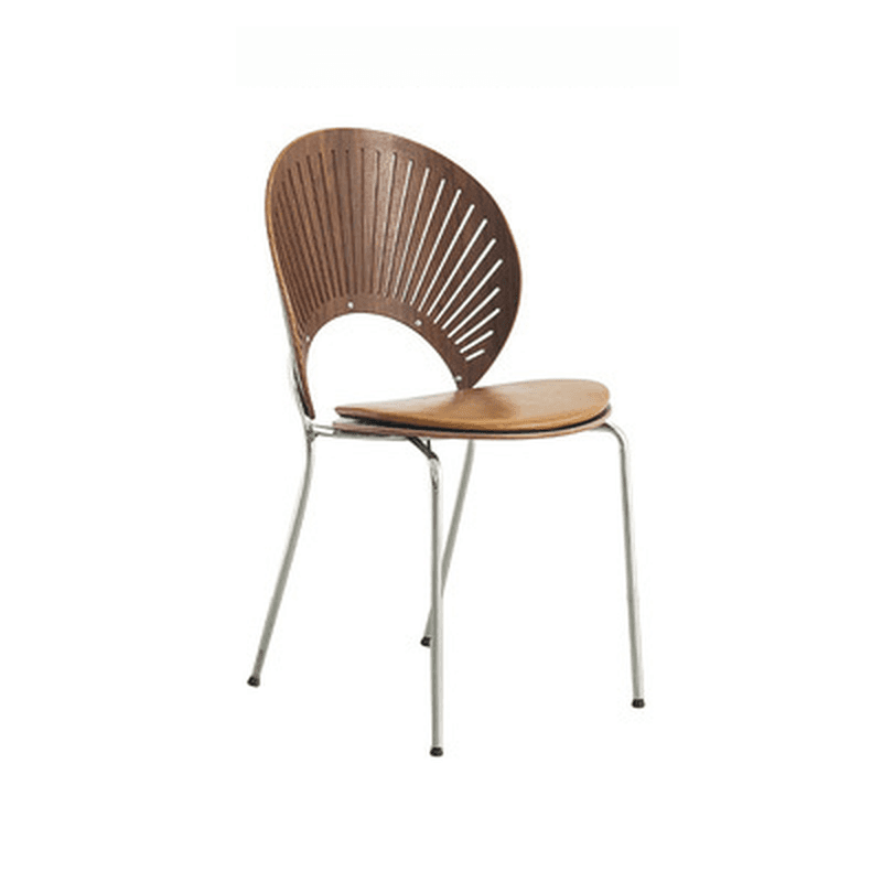 Dining Room Sturdy Side Chair with Outlined Frame and Foot Pads thumbnail 29