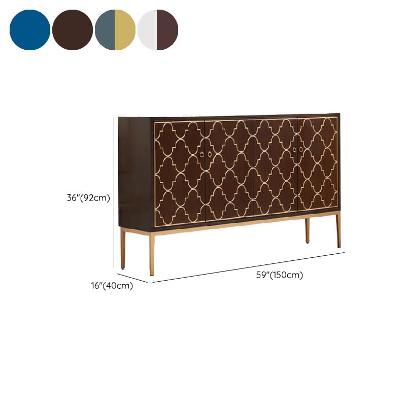 Art Deco Style Unattached Utility Cabinet with Cabinet Rings for Sitting Room thumbnail 19