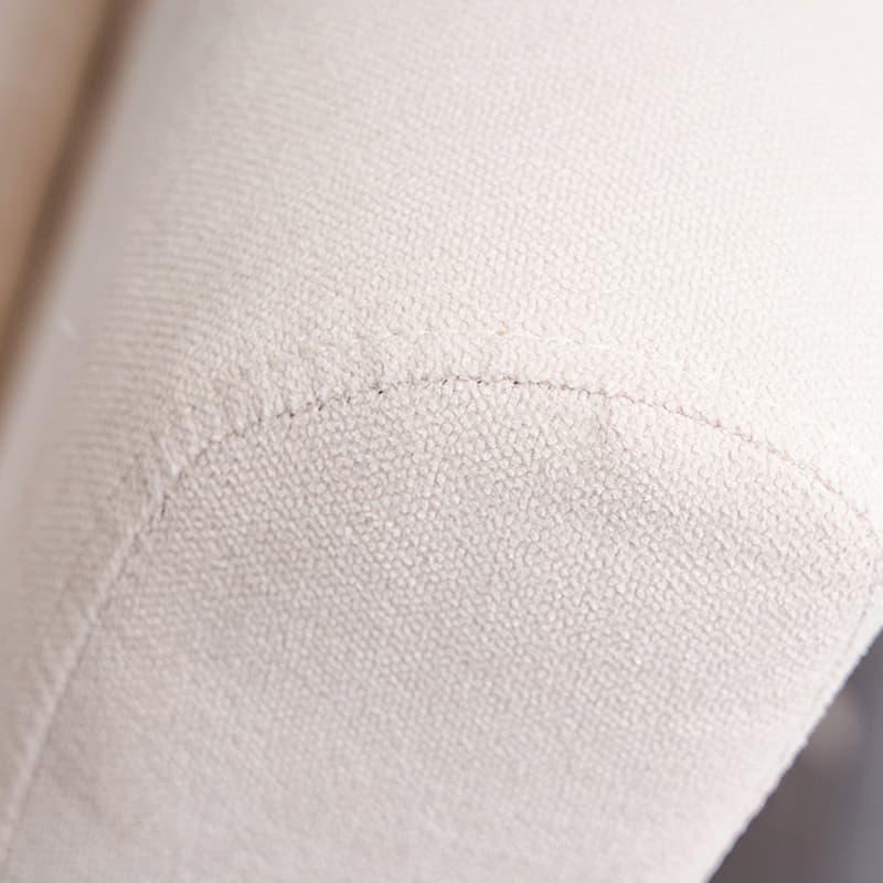 Nordic Natural Cotton Stationary Rocking Couch Chair with Back thumbnail 19