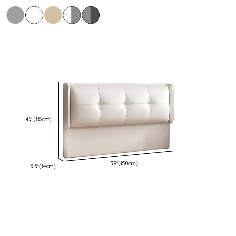 Simplistic No Distressing Queen(60"W x 80"L)/Full(54"W x 75"L)/Twin XL(38"W x 80"L) Standard（36-55“） Rectangular Button-tufted Panel Headboard with Sponge Filling thumbnail 11