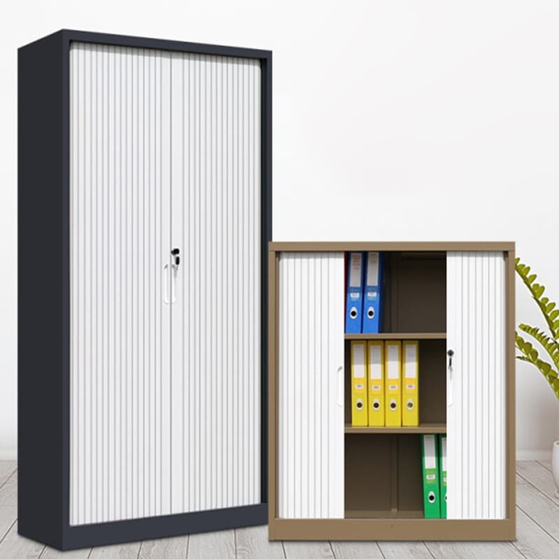 Steel Detached Rainproof Lockable Accent Cabinet with Sliding Door thumbnail 6
