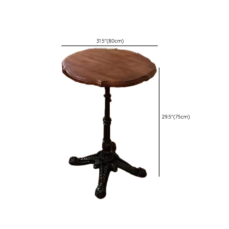 Standard Table Height Fixed Dining Table in Sand with a Natural Wood Tabletop for 2 in a Simplistic Style thumbnail 18