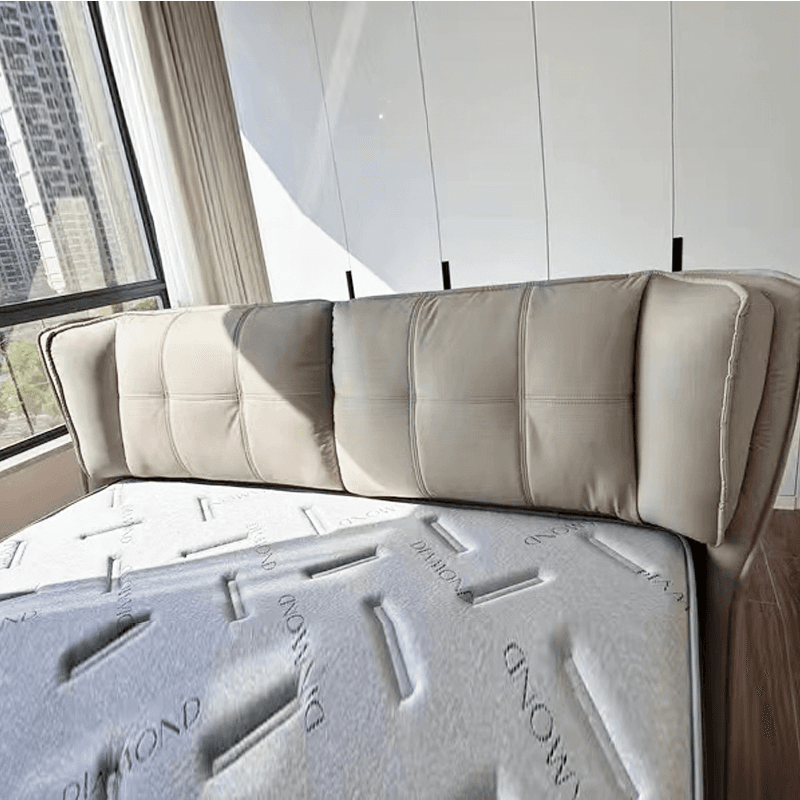 Casual Free-standing Standard Full(54"W x 75"L) Panel Wood/ Upholstery No Distressing With Legs and Button-tufted thumbnail 7