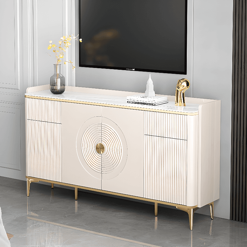 Art Deco Ground Sideboard/Server, Independent with Kitchen Tool Storage and Counter Slab thumbnail 12
