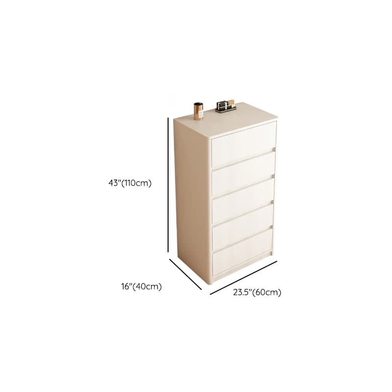White Trendy Timber Console Dresser/Semainier with 6/8/3 Drawers in Horizontal/Vertical Orientation thumbnail 16