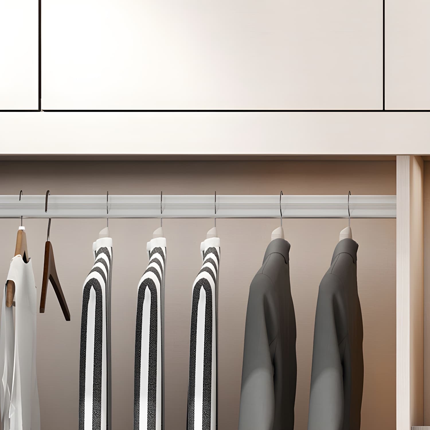 Modern Style Wardrobe Cabinet Glass Wardrobe Closet for Home thumbnail 7